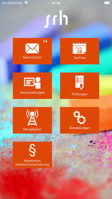 SRH Hochschule für Gesundheit Screenshot