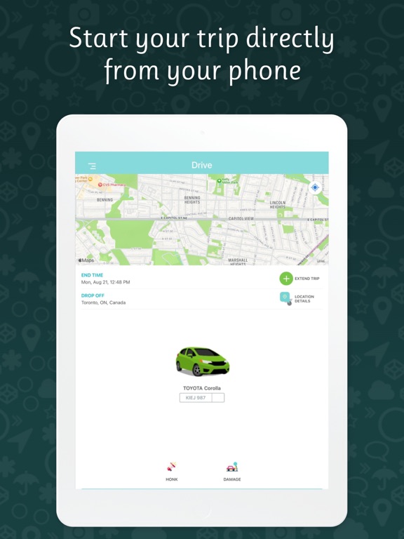 Dryv iPad screenshot 4 - Travel app
