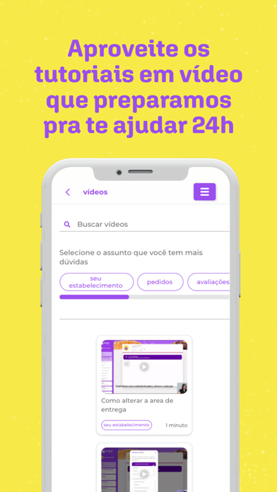 Quero Delivery para Parceiros Screenshot
