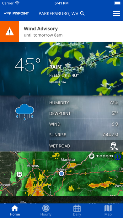 The Mid-Ohio Valley's Weather Screenshot