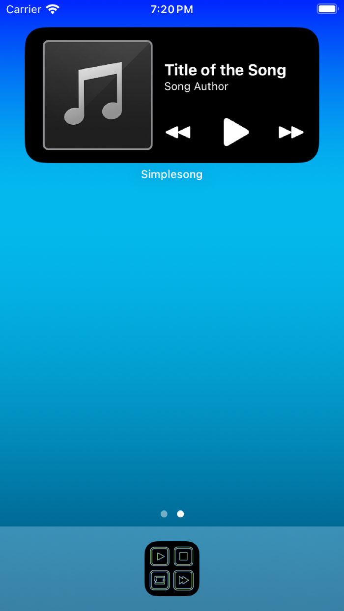 Simplesong Widgets