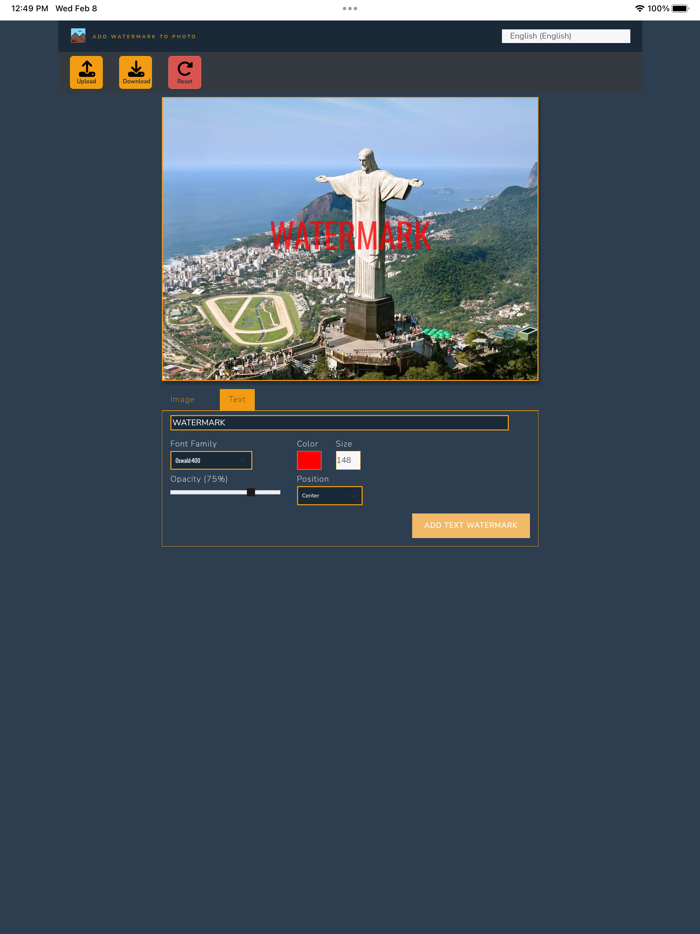 Add Watermark to Photo