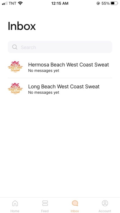 West Coast Sweat App Screenshot