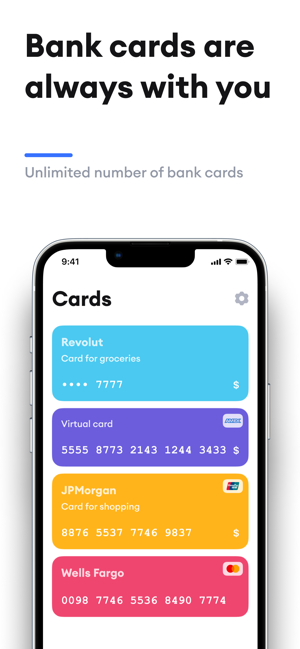 ‎Cardium - virtual cards Screenshot