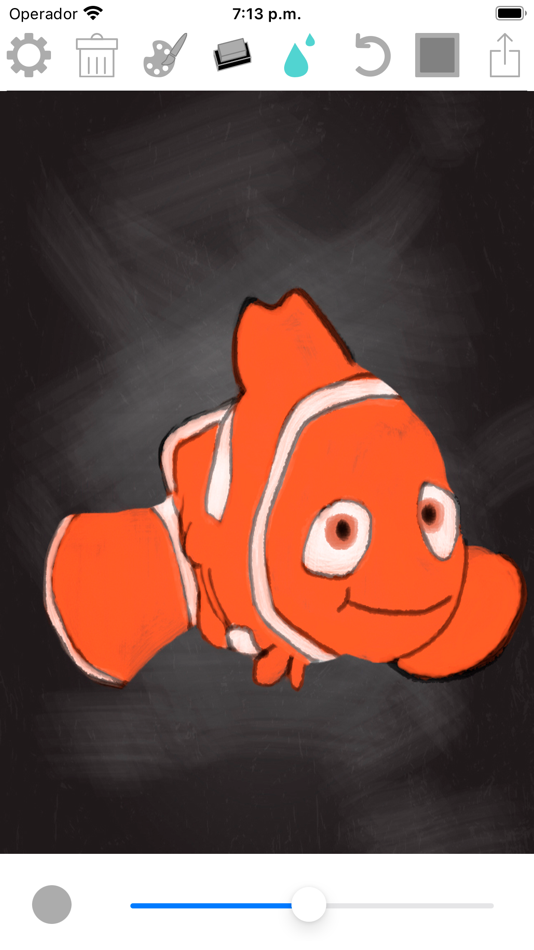#1. Painting on blackboard (iOS) 由: Mireia Lluch Ortola