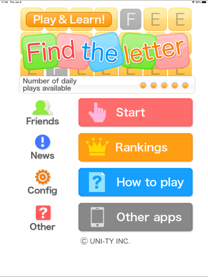 Find the letter PlayandLearn