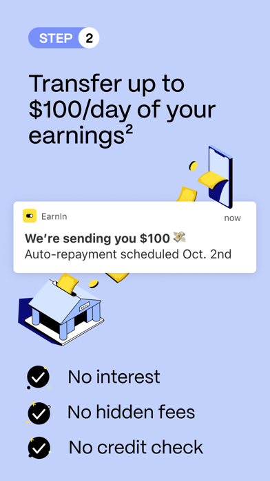 EarnIn: Make Every Day Payday Screenshot