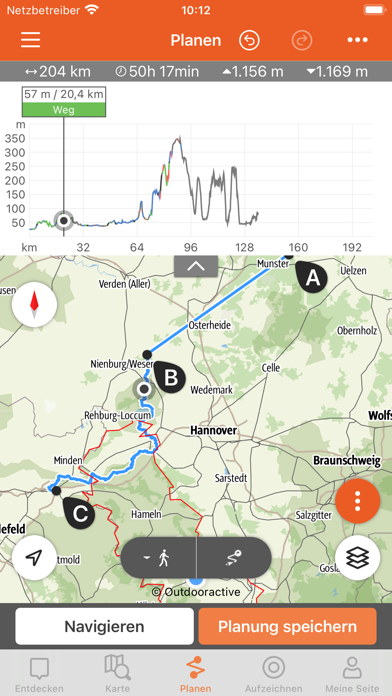 Weser-Radweg Screenshot