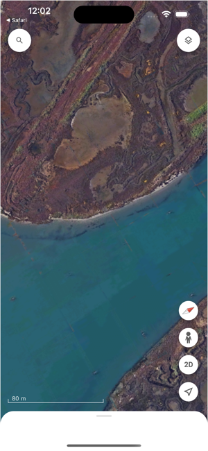 ภาพหน้าจอของ Google Earth