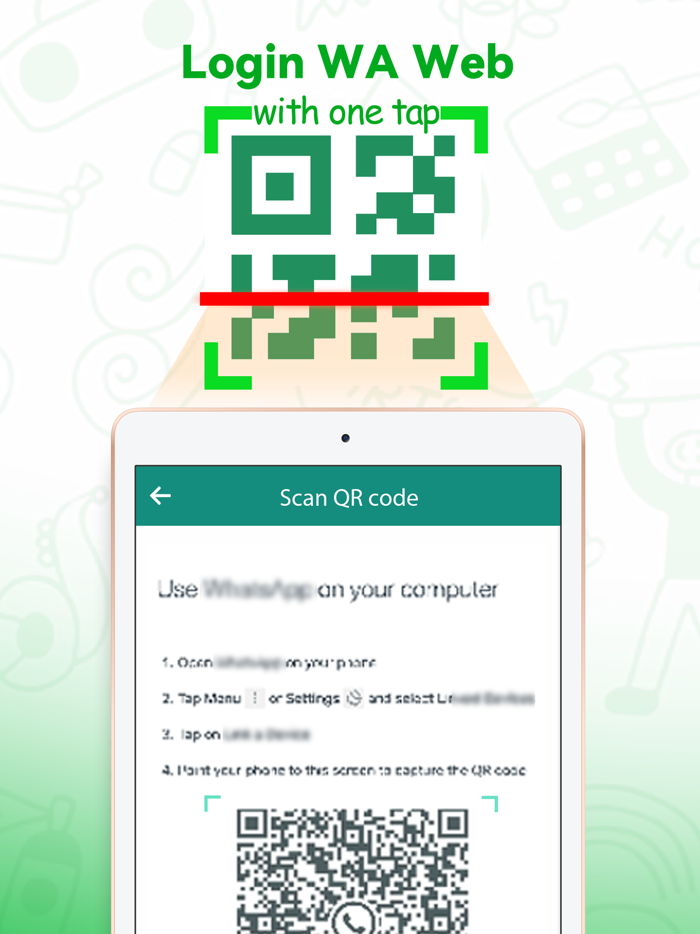 WA Web - Scan and Direct Message