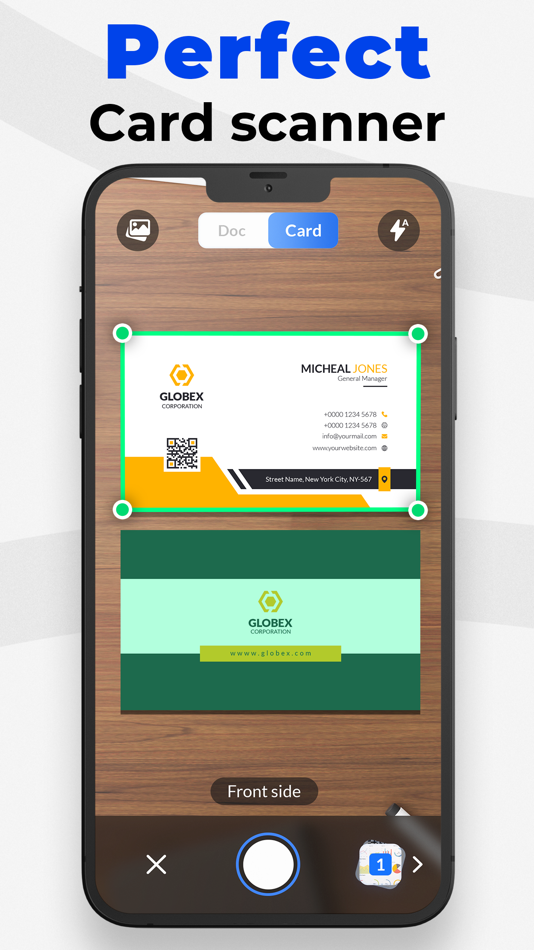 #1. Business Card Scan & Reader (iOS) 由: Sunil Zalavadiya