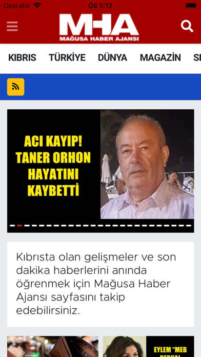 Mağusa Haber Ajansı Screenshot