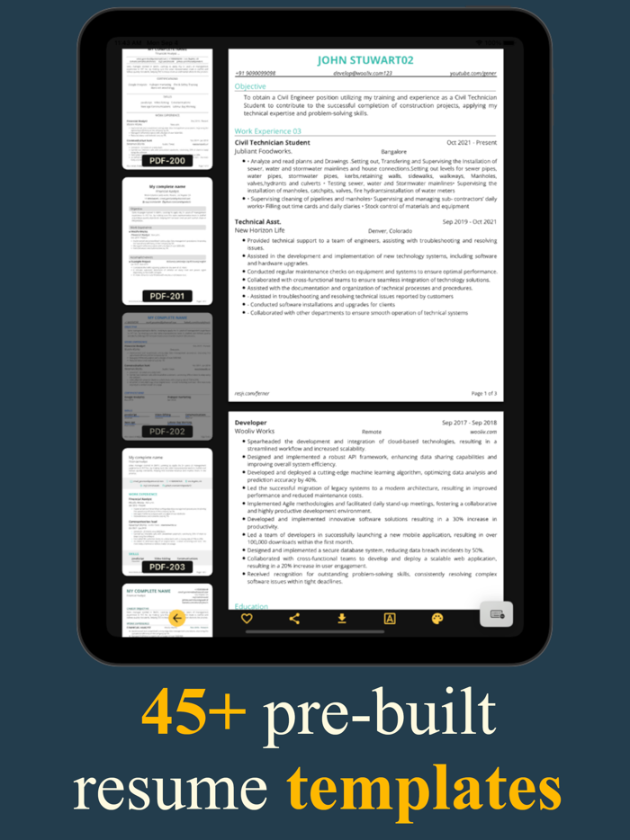 AI Resume Builder - Resji