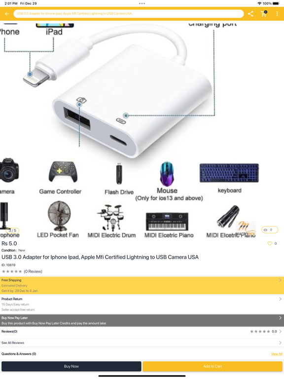 Macropick Buying iPad screenshot 5 - Shopping app