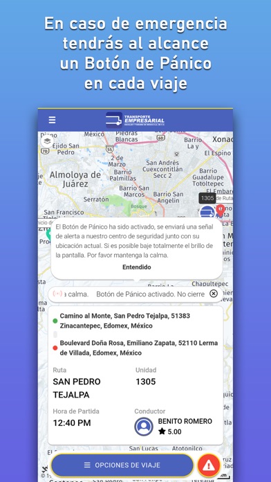 Transporte Empresarial Screenshot