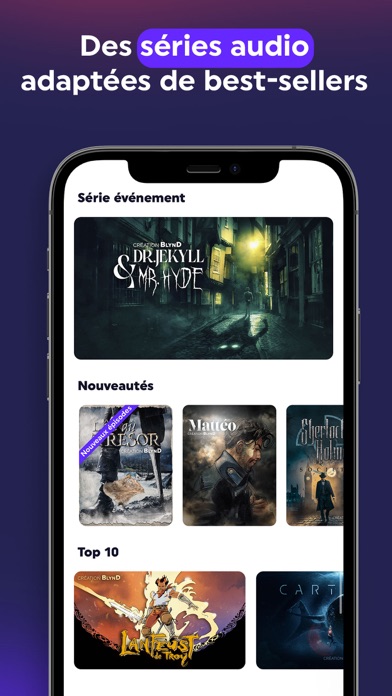BLYND - Séries audio, podcast Screenshot