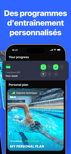 ‎SwimUp: App de natation Capture d'écran