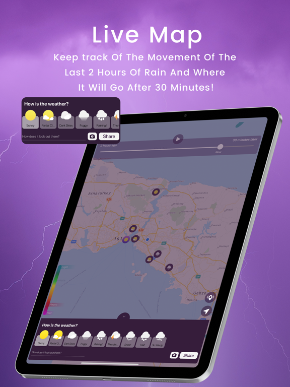 Buluttan iPad screenshot 6 - Weather app