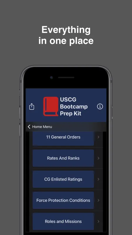 USCG Bootcamp Prep Kit screenshot 1 of 7