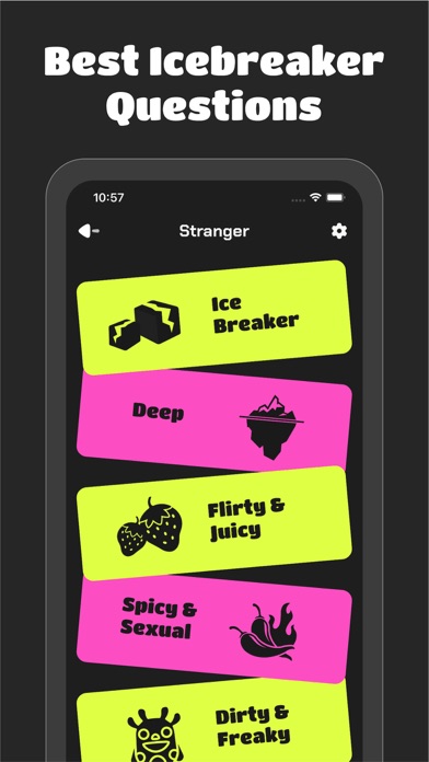 21 Questions - IceBreaker App Screenshot