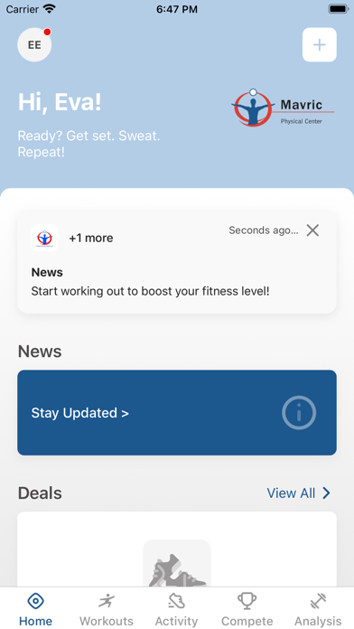 Mavric Fitness Screenshot