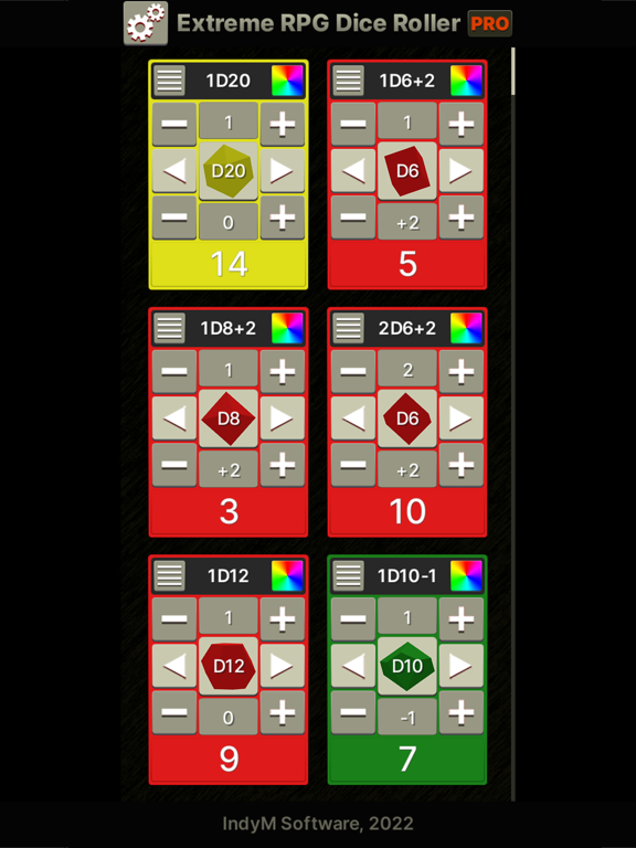 Screenshot #5 for Extreme RPG Dice Roller