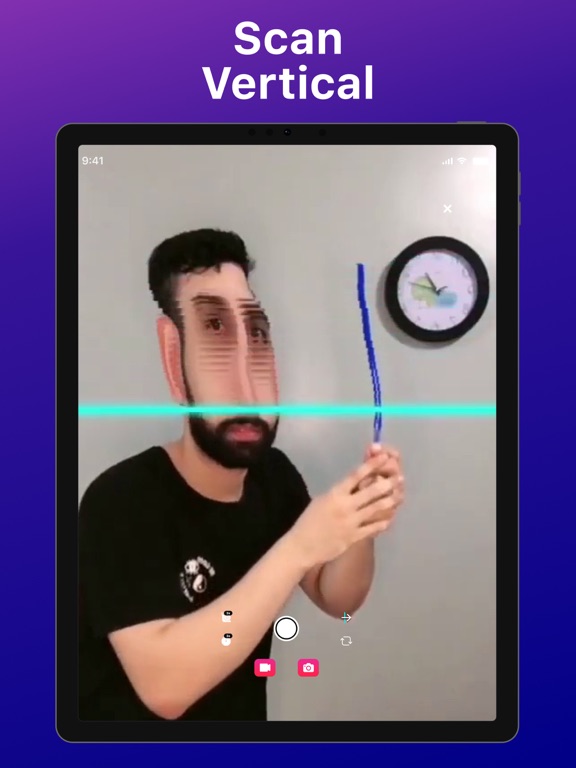 Time Warp Scan: Blue line iPad screenshot 4 - Utilities app