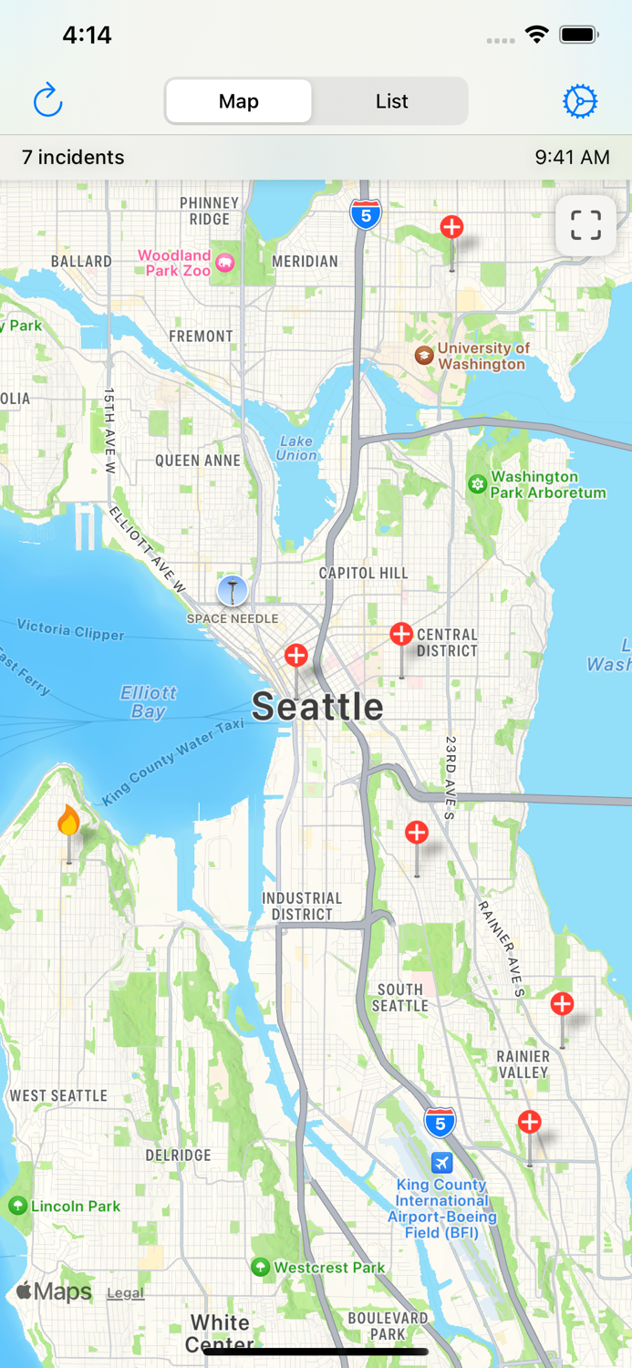 Seattle Incidents