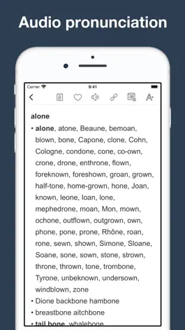 Game screenshot English Rhyme Dictionary hack