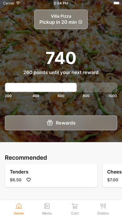Villa Pizza NJ Screenshot