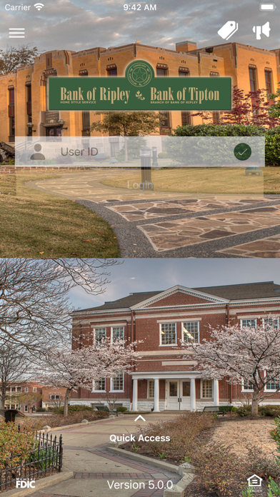 Bank of Ripley Mobile Banking Screenshot