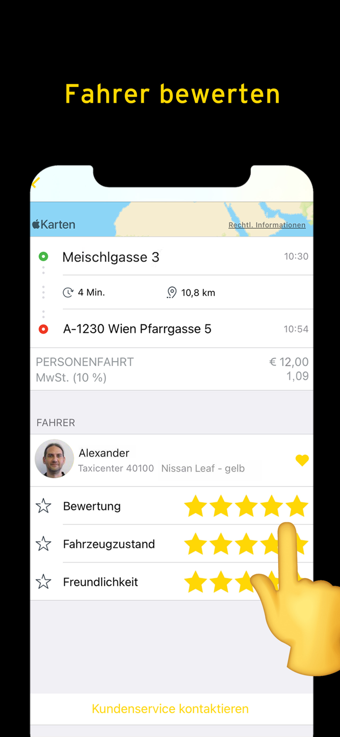 Taxi 40100 zum Fixpreis fahren