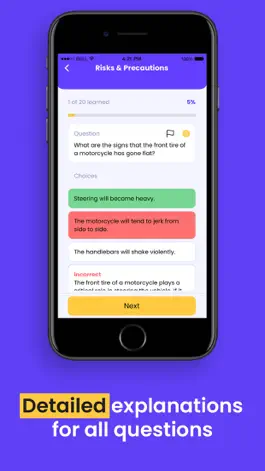 Game screenshot Motorcycle Permit Test Buddy apk