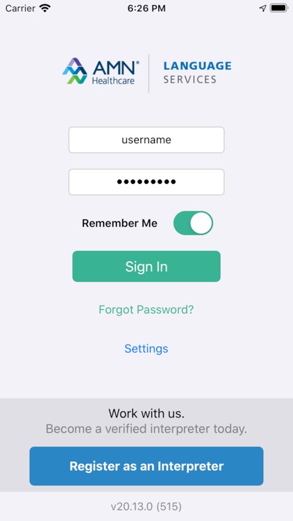 AMN InPerson Interpreting