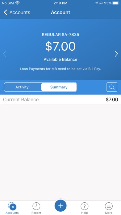 MCNB Banking Screenshot