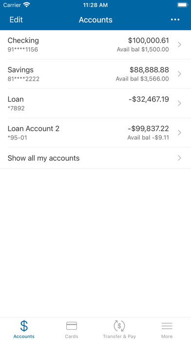 PA Central FCU Screenshot