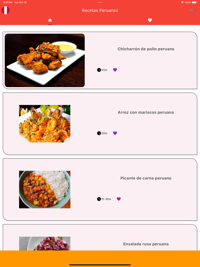 Recetas comida peruana