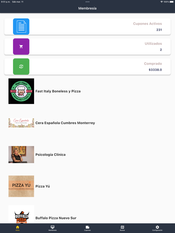 App screenshot