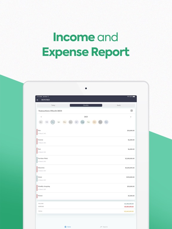 Screenshot #5 pour Expense tracker-budget planner
