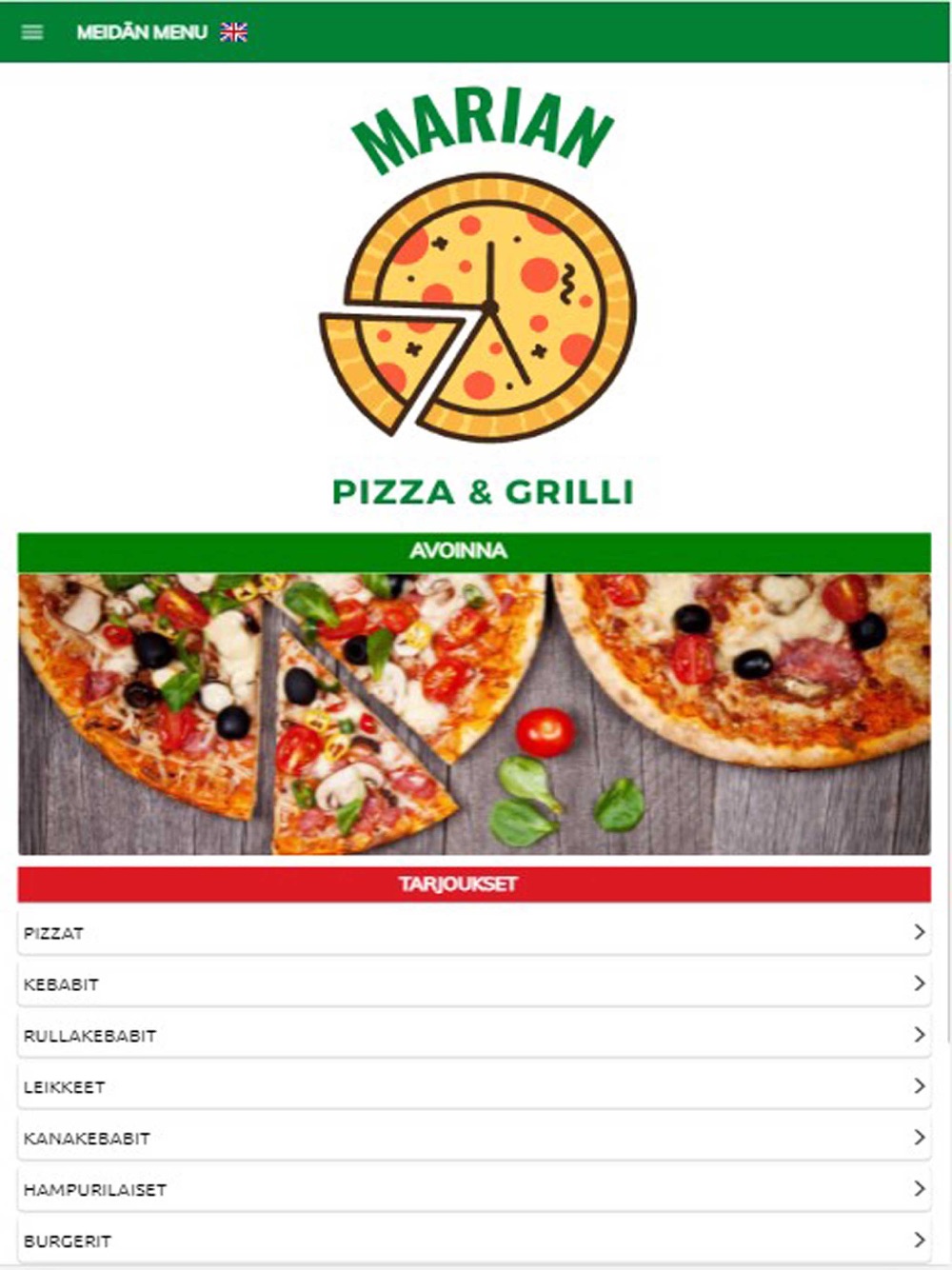 Marian Pizza Grilli Free Download App for iPhone - STEPrimo.com