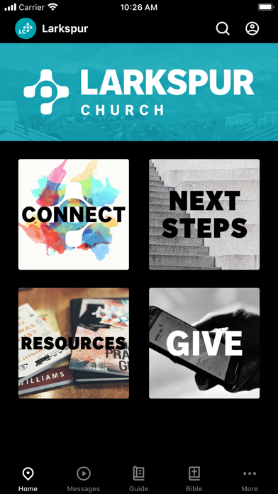 Larkspur Church App Screenshot