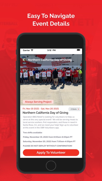 OBR Volunteers screenshot-5