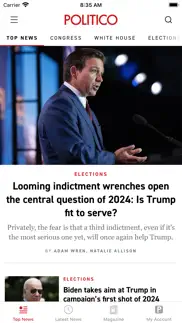 politico iphone screenshot 1