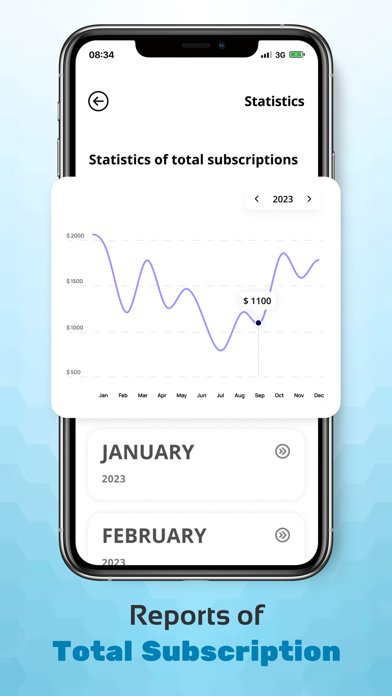 Subscription Manager & Tracker Screenshot