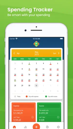 Spending Tracker and Manager screenshot 1