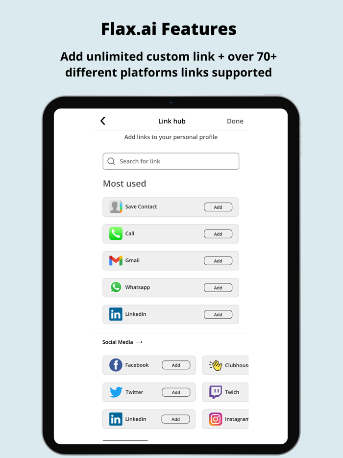 Flax.ai Mini Website Builder