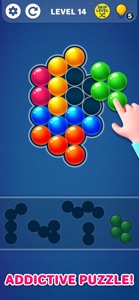 Bubble Tangram Puzzle - Pop it screenshot #1 for iPhone