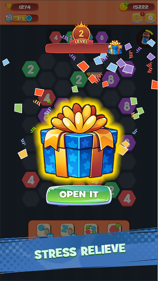 #2. Number Hexa Block - Merge Game (iOS) By: Thanh Nguyen
