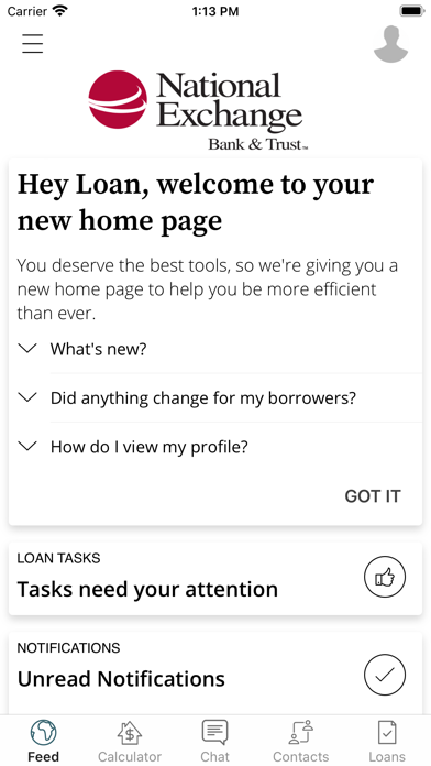 National Exchange Home Loan Screenshot