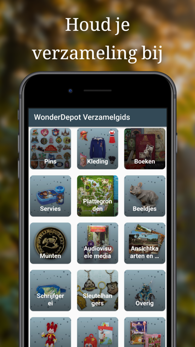 Verzamelgids WonderDepot Screenshot